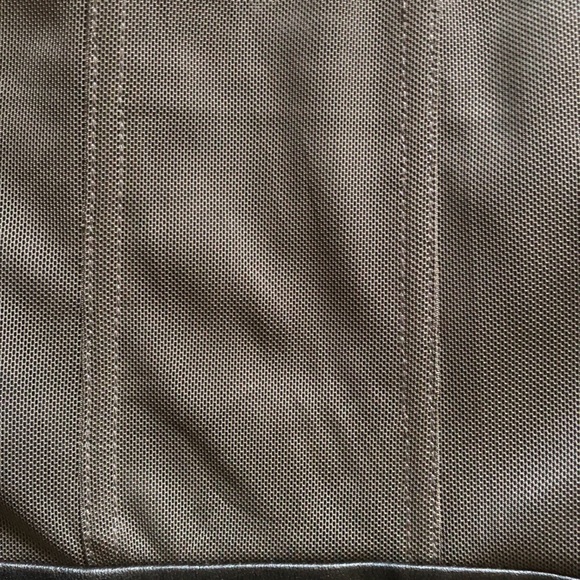 Blanquette Label grey mesh strapless dress with lamb leather detail - Picture 10 of 16